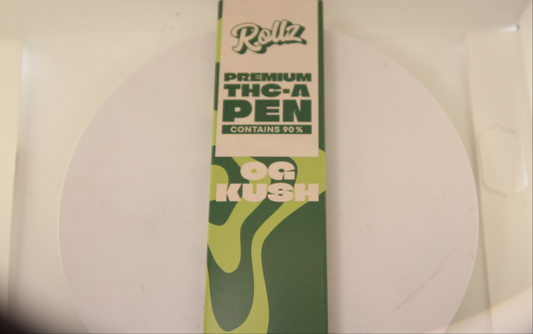Rollz Brand 99% Hemp-Derived THCa Vape – O.G Kush (2ml Disposable)