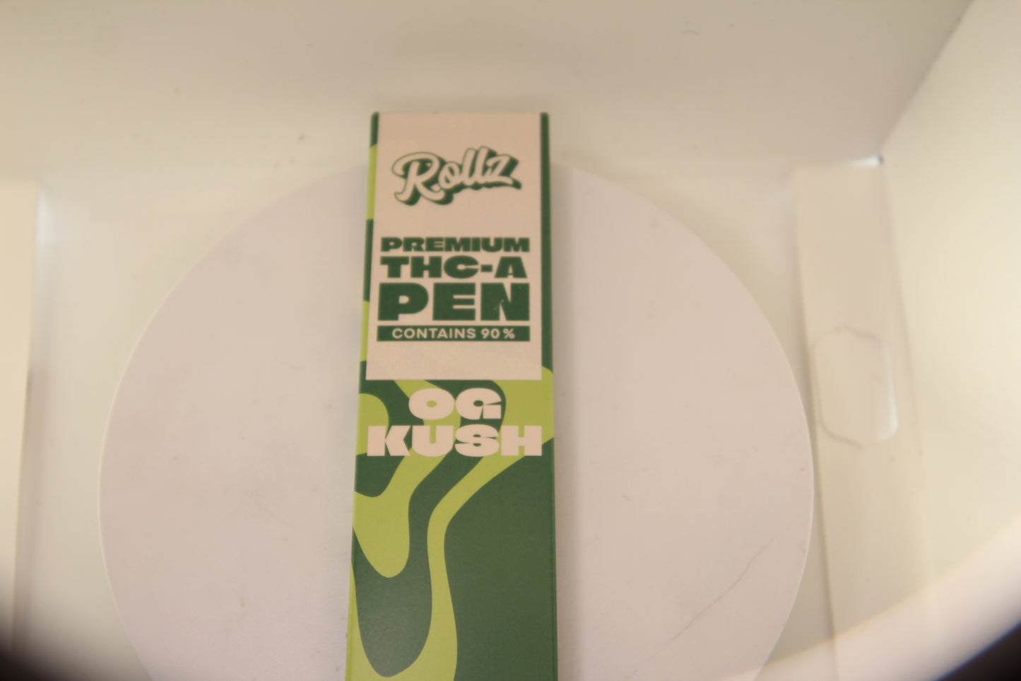 Rollz Brand 99% Hemp-Derived THCa Vape – O.G Kush (2ml Disposable)