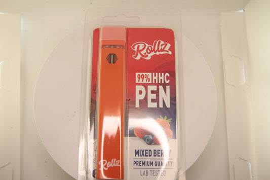 Rollz Brand 99% Hemp-Derived THCP Vape – Mixed Berry (2ml Disposable)