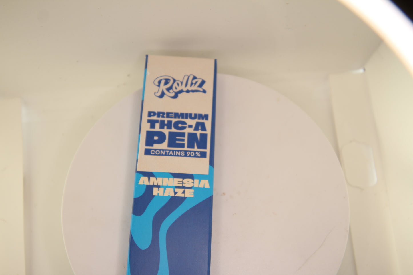 Rollz Brand 99% Hemp-Derived THCa Vape – Amnesia Haze (2ml Disposable)